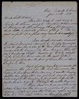 Letter from Captain Thomas Sparrow to F. B. Satterthwaite